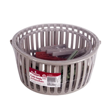 Precious Clothes Peg Basket With 20 Clips