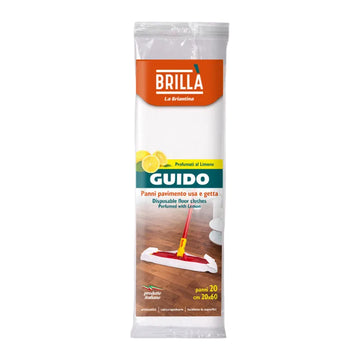 Brillà - Panni Pavimenti Guido 20Pz. Limone
