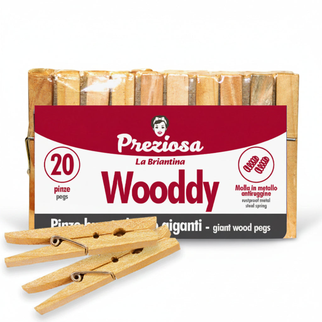 Brillà - Pinze Bucato Wooddy 20Pz