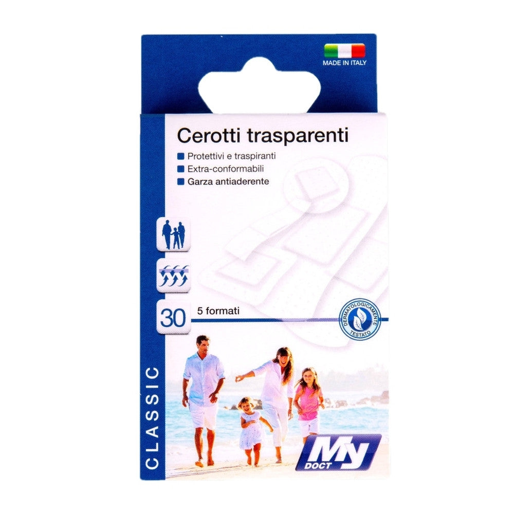 MyDoct Cerotti Trasparenti Assortiti 30Pz.