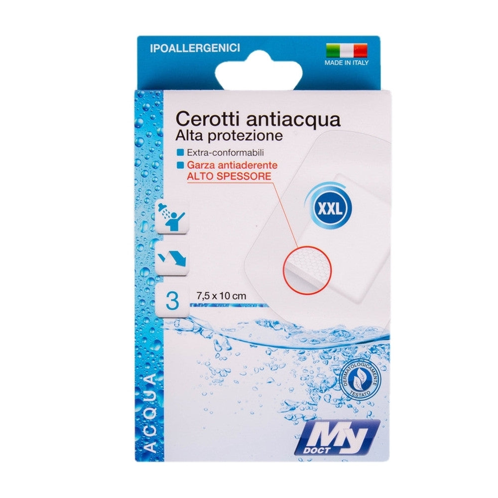 MyDoct - Waterproof Patches 7.5X10Cm 3Pcs.