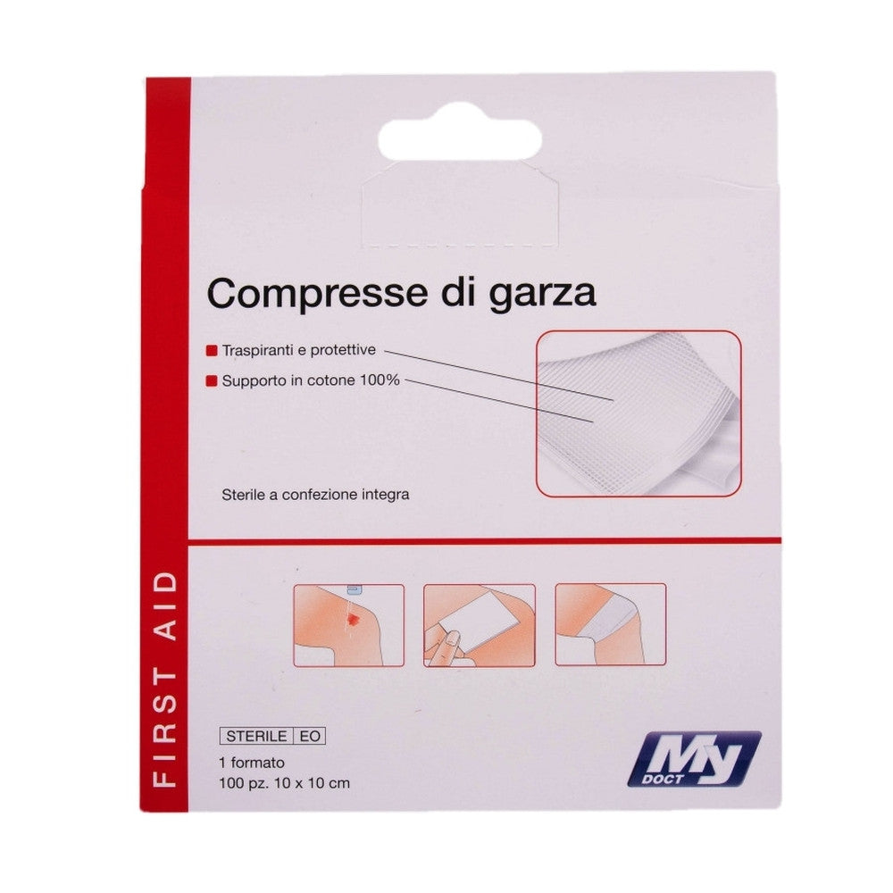 MyDoct Compresse Di Garza 10X10Cm 100Pz.