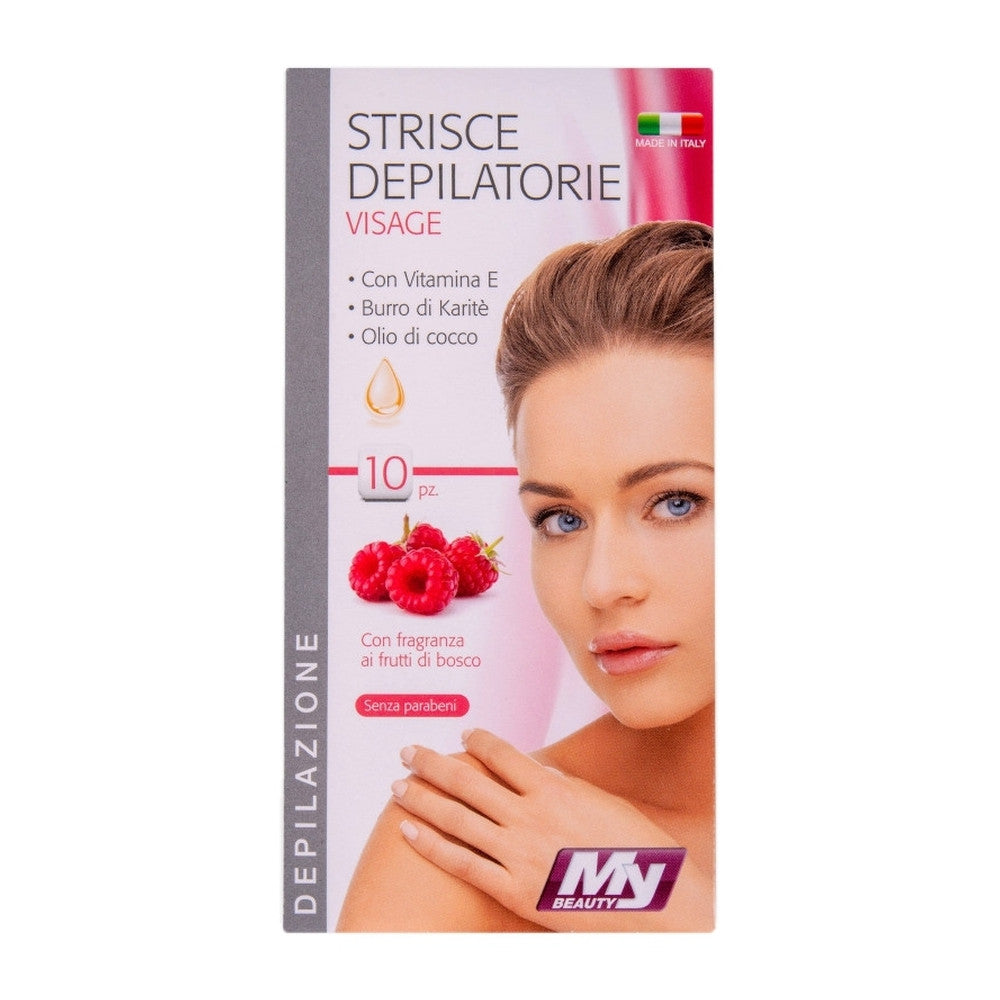 MyBeauty Strisce Depilatorie Visage 10 Pz
