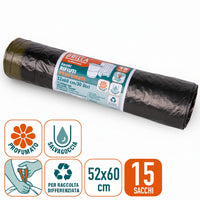 Brillà Sacchi Pattumiera Profumati 50X60 15Pz in Vari Colori