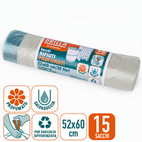 Brillà Sacchi Pattumiera Profumati 50X60 15Pz in Vari Colori
