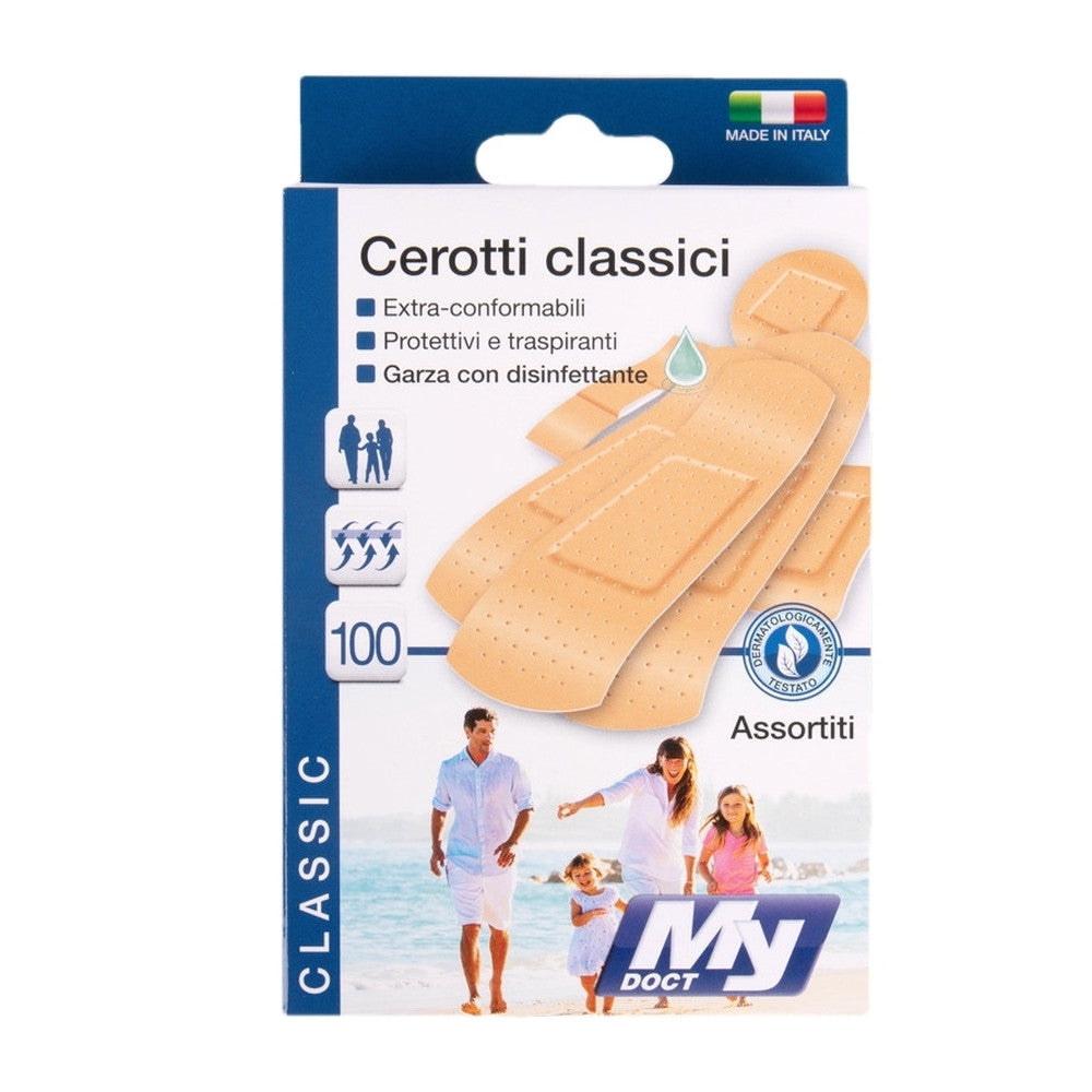 MyDoct Cerotti Classic 100Pz Antisettico
