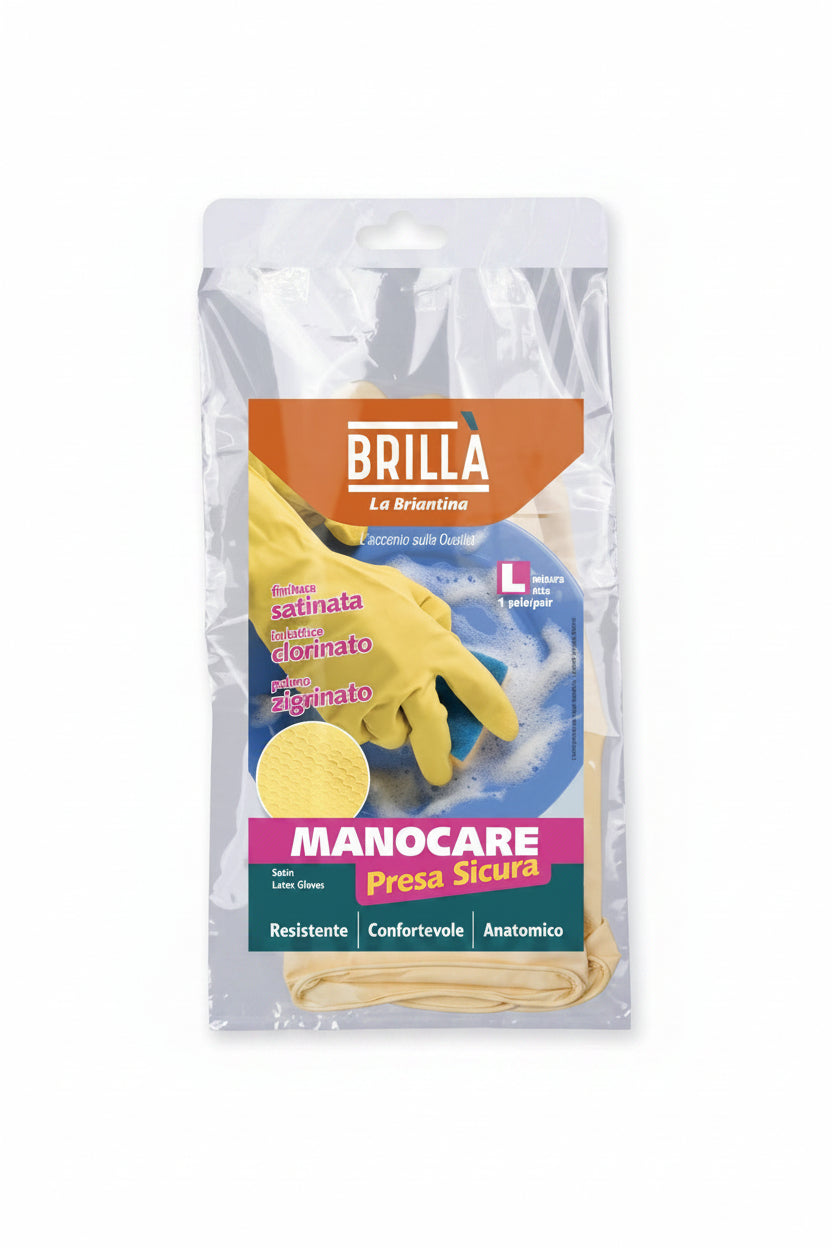 Brillà Guanti Satinati Manocare Grandi
