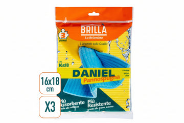 Brillà - Pannispugna Daniel 3Pz 16x18 cm