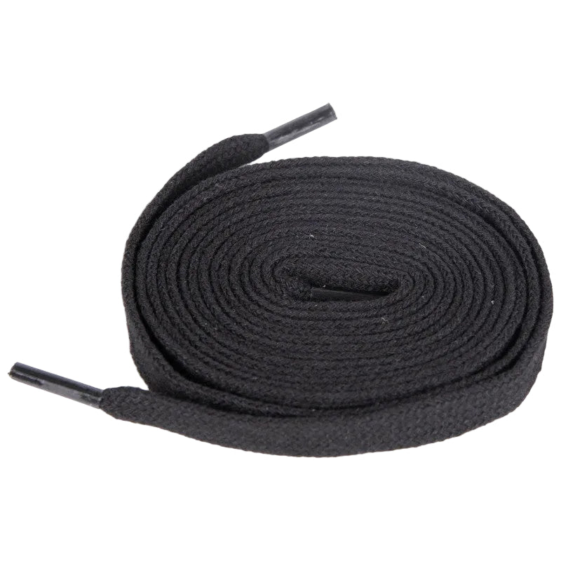 Brillà - Flat Shoelaces 120cm 2 Pairs Black