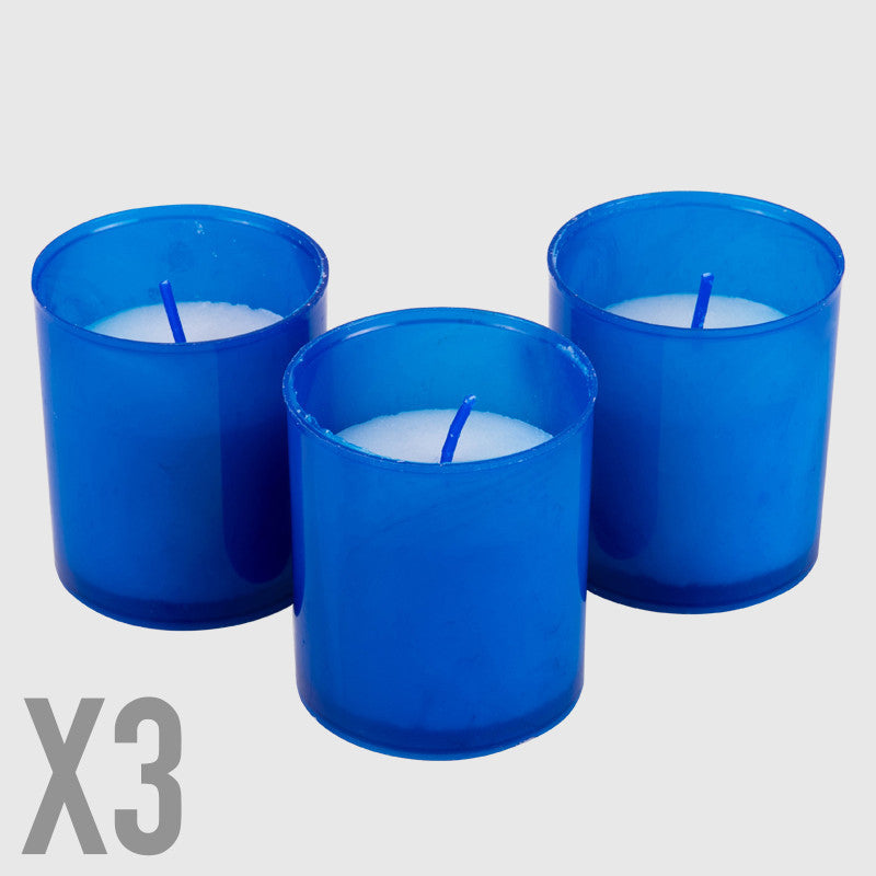 Brillà - Lumini Art 10/B 3 Pcs Blue Duration 20 Hours