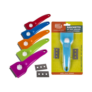 Brilla Raschietto 4 Cm Con 2 Lame Di Ricambio