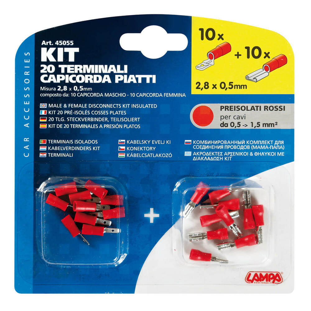 Lampa Kit 20 capicorda piatti 28
