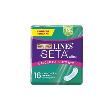 Lines Assorbenti Seta Ultra Anatomico Pz16
