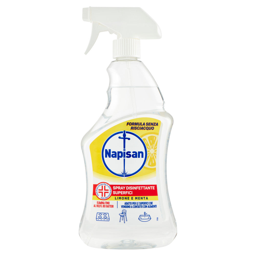 Napisan Igienizzante Limone e Menta Spray 750Ml