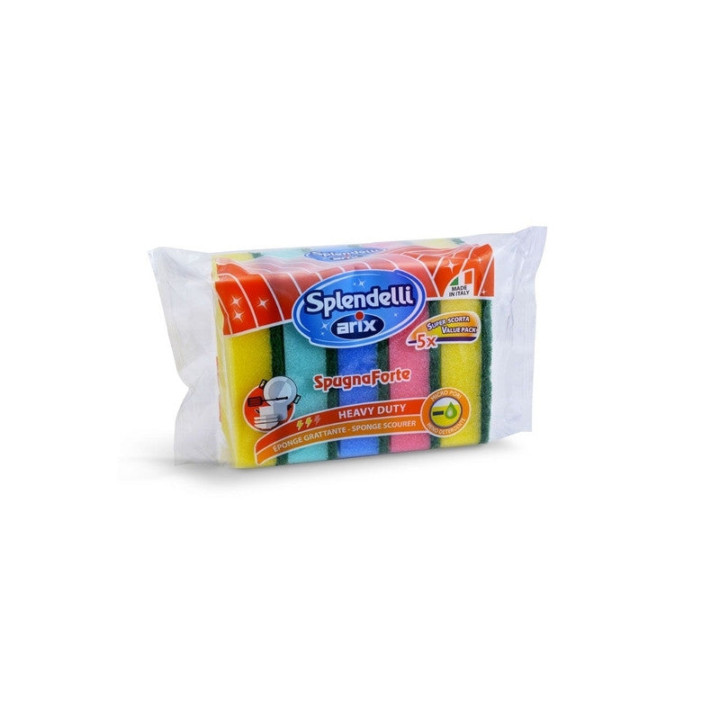 Arix Spugna abrasiva 5 pz colorate