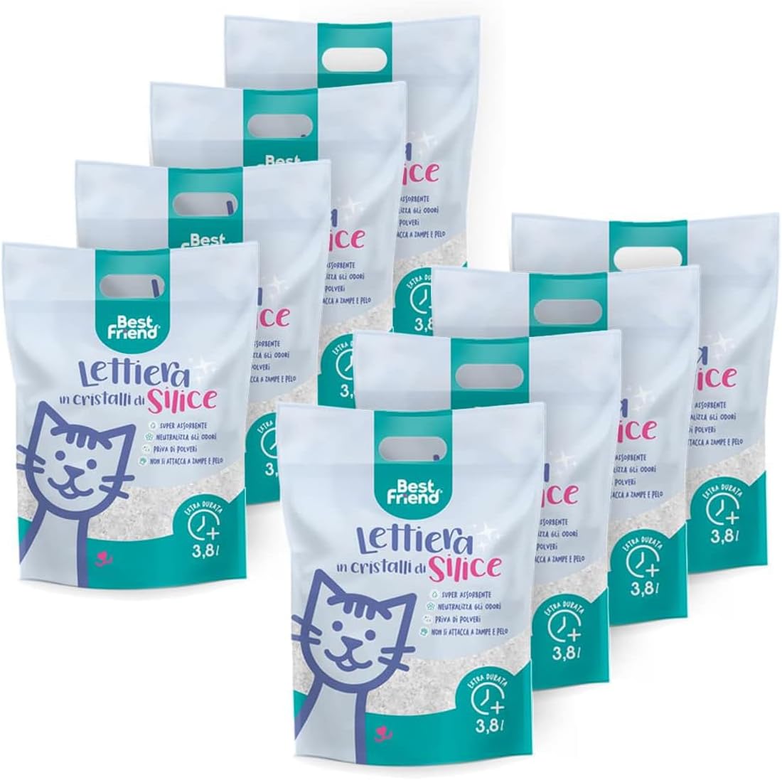 Best Friend Lettiera In Cristalli Di Silice 3,8L
