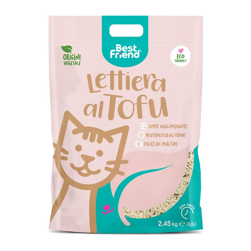 Best Friend Lettiera Per Gatti Al Tofu 2450 G 5,5L Cla