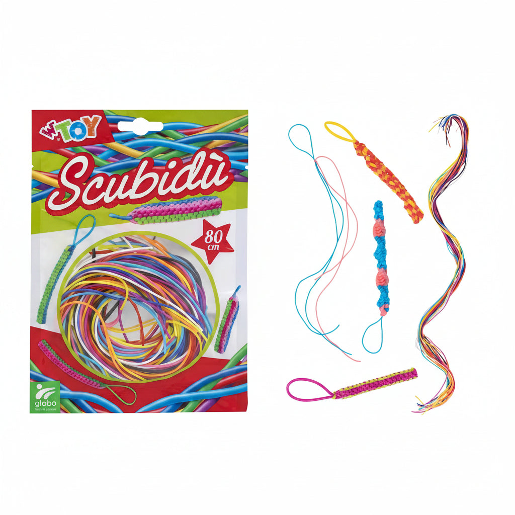 Globo Scubidu' 80Cm Colori Neon 20Pz