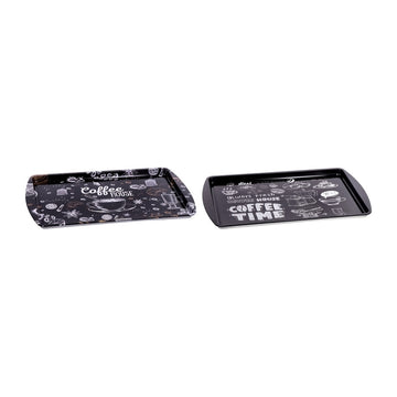 Ad - Vassoio Rettangolare Metal 2 misure 38X24Xh2Cm