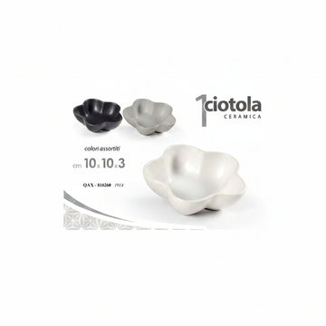 Gicos Ciotola Fiore assortiti 10x10x3cm