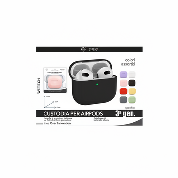 Wetech Custodia In Silicone Per Air Pods 3