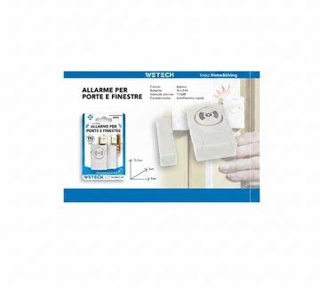 Wetech Allarme Per Porte E Finestre 3Xlr44
