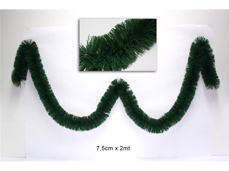 Christmas Filo Verde Dec.Albero Nat. 7.5Cm X 2Mt