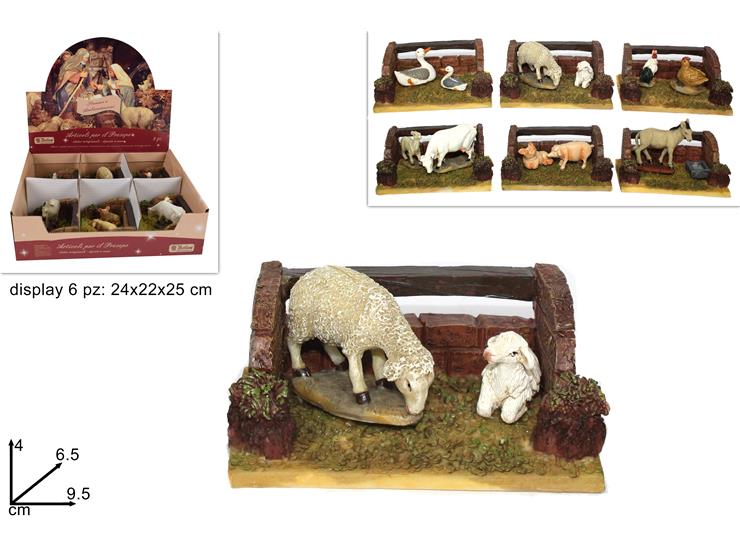Christmas Scenario Cortile Animali