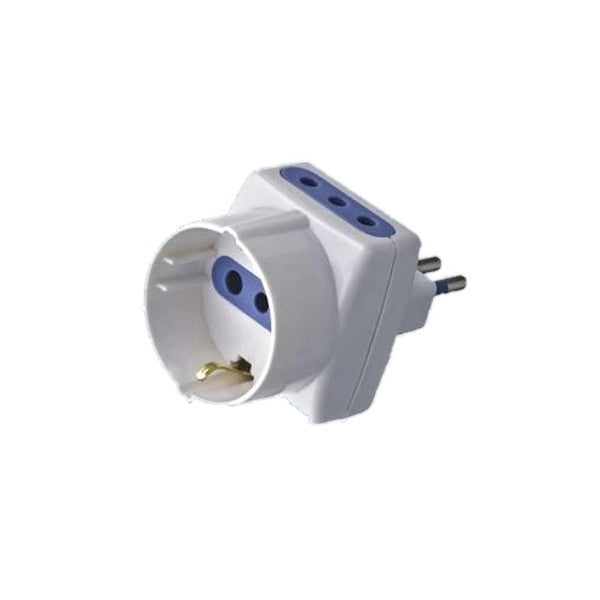 Extrastar - Adattatore 10A 1+2prese