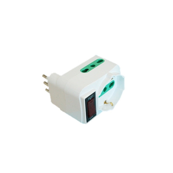 Extrastar Adattatore  spina 10A CON 2 PRESE