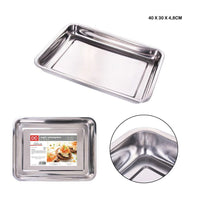 Dc Teglia Rettangolare Inox 39.5X29.5X4.8Cm