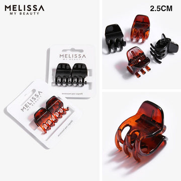 Melissa - Mollette Capelli 2,5Cm 2Pz