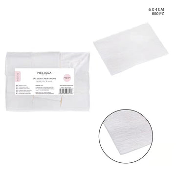 Melissa - Salviette Cellulosa Per Unghie 800Pz