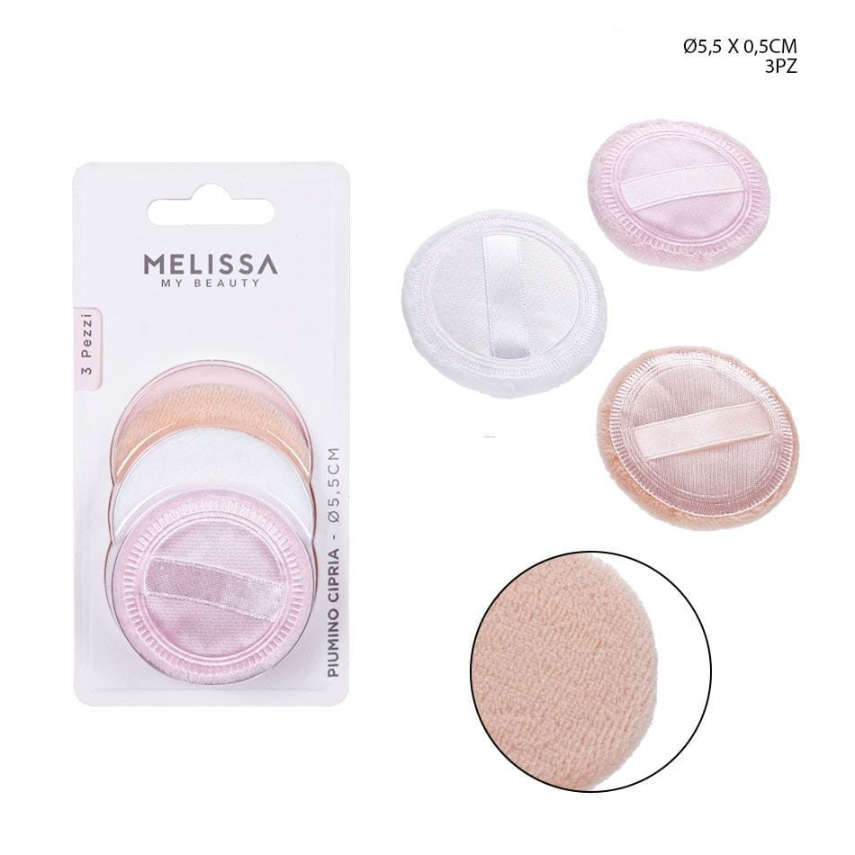 Melissa Piumino Cipria 5.5x0.5Cm 3Pz