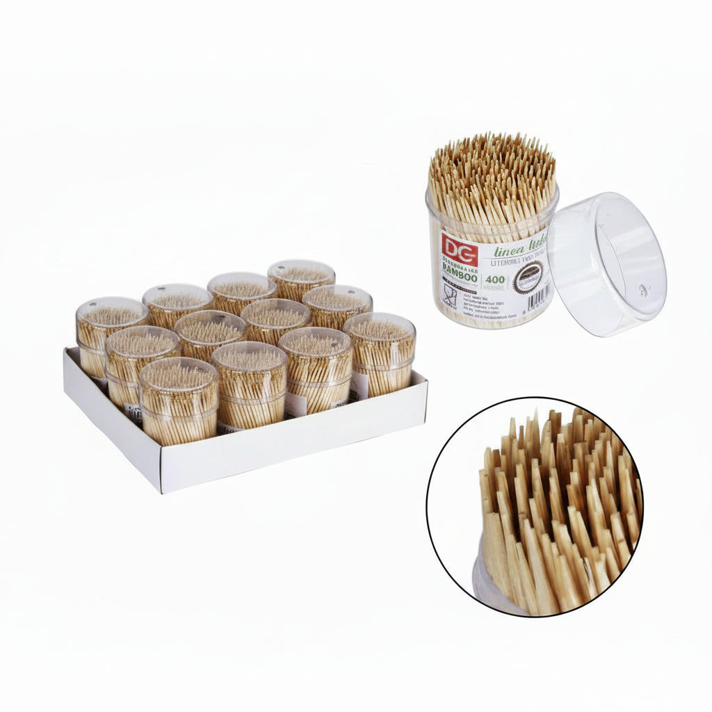 Dc - Stuzzicadenti Bamboo 400Pz
