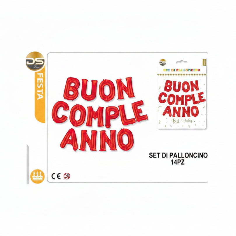 Dz - Party Balloons Buon Compleanno2