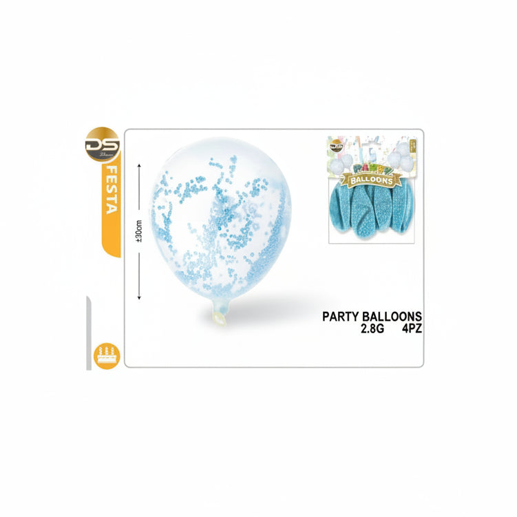 Dz - Party Balloons 30Cm 4Pz