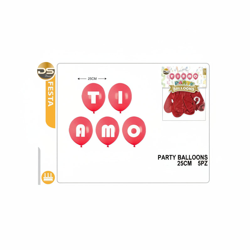 Dz - Party Balloons 25Cm 5Pz