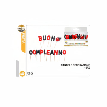 Dz - Party Candele Decorative 7Cm 15Pz