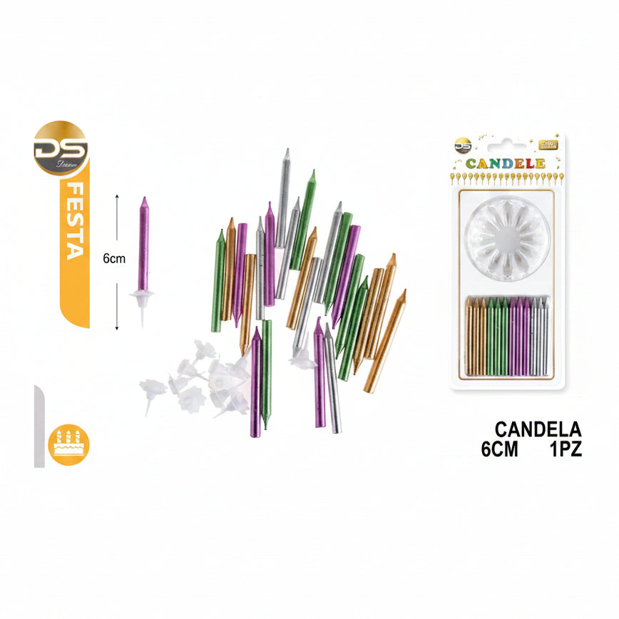 Dz - Party Candele Colorate