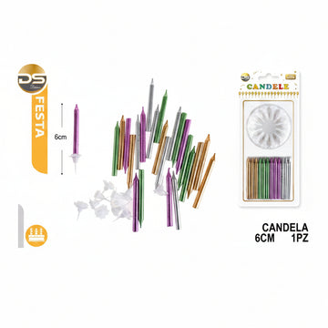 Dz - Party Candele Colorate