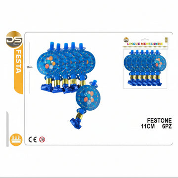 Dz - Party Lingue Menelicche 11Cm 6Pz2
