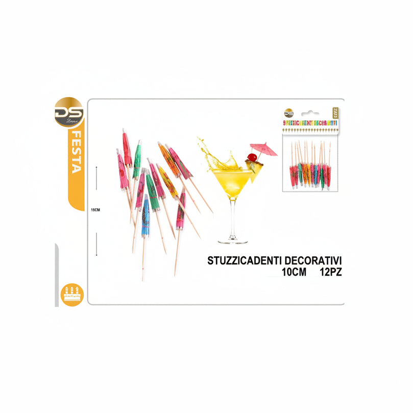 Dz - Party Stuzzicadenti Decorati 10Cm3