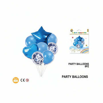 Dz - Party Set 8Pz Palloncini Per Festa4