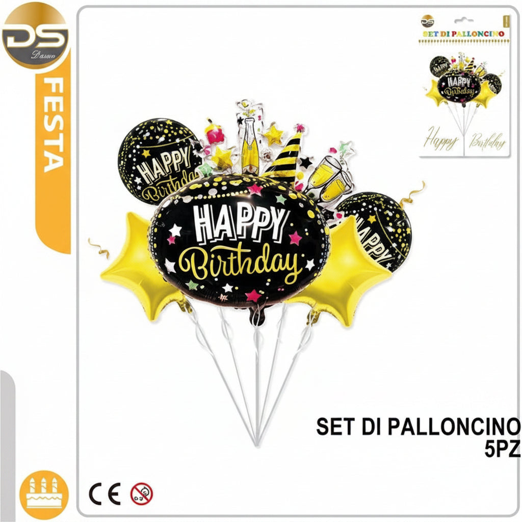 Dz - Party Balloons Happy+Stella