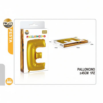 Dz - Party Palloncino Oro Alfabeto 45Cm