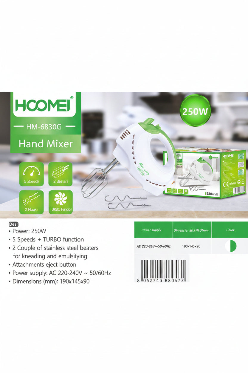 Hoomei - Mixer C/Fruste 200-250W
