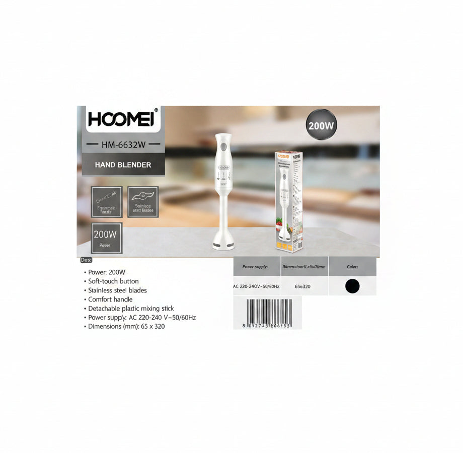 Hoomei - Mixer Multifunzione 200W 65x320 mm