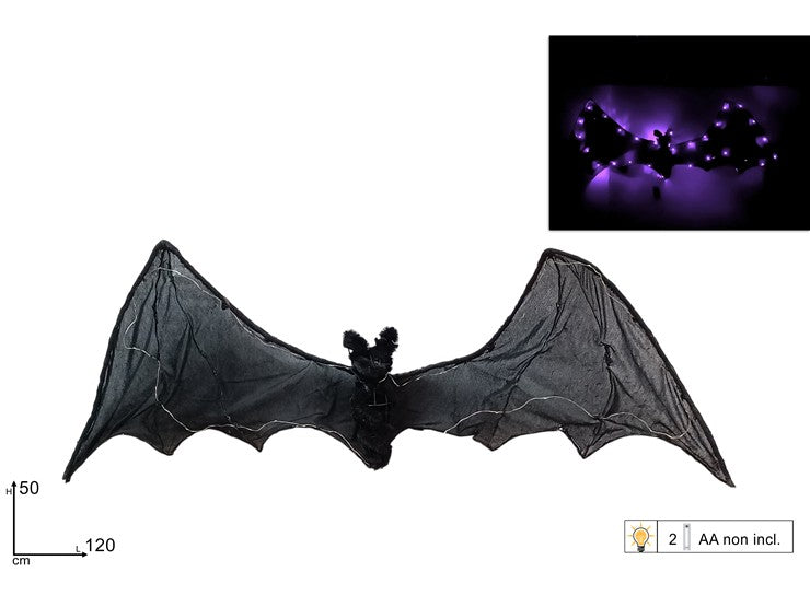 Christmas Pipistrello Con Luci W1K24146
