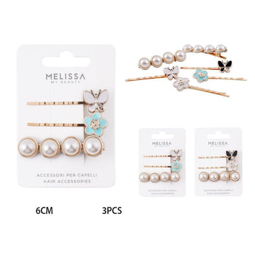 Melissa Hair Clip 6Cm 3Pcs